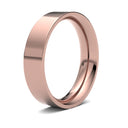 WPFC18R5() | 18ct Rose Gold Premium Weight Flat Court Profile Finish Wedding Ring