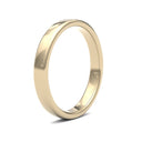 WSC18Y3() | 18ct Yellow Gold Standard Weight Court Profile Finish Wedding Ring