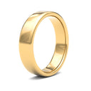 WSC22Y5() | 22ct Yellow Gold Standard Weight 5mm Soft Court Profile Finish Wedding Ring