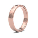 WSC9R4() | 9ct Rose Gold Standard Weight Court Profile Finish Wedding Ring