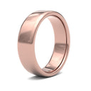 WSC9R6() | 9ct Rose Gold Standard Weight Court Profile Finish Wedding Ring