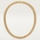 Belle Vante Clash Flexible Double Row Necklace 18k Yellow Gold