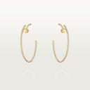 Belle Vante Juste un Clou Hoop Earrings Large Model Paved