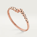 Belle Vante Panthère Rose Gold Bracelet Onyx Lacquer Tsavorite Garnets