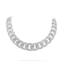 Olympia Intertwined Links Necklace with Diamonds