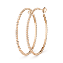 Perlée Pearls of Gold Hoop Earrings Large Model