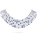 Palmyre Necklace with Sapphires and Diamonds