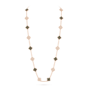 Vintage Alhambra 20-Motif Long Necklace in 18K Rose Gold