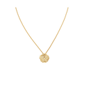 Bouton de Camélia Necklace 18K Yellow Gold Diamonds | J12037
