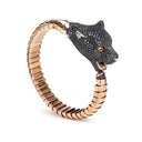 Panther Limited Edition Bracelet with Black Diamonds