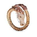 Horse Bracelet with White and Black Diamonds