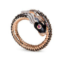 Animalier Enamel Bracelet with Diamonds and Rubies