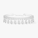 Desert Bloom Skinny Diamond Bracelet White Gold 3ct