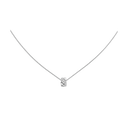 Coco Crush Necklace Quilted Motif Small 18K Gold Diamonds | J13701