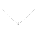 Coco Crush Necklace Quilted Motif Small 18K Gold | J12307