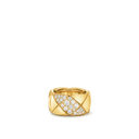 Coco Crush Ring Large 18K Gold Diamonds | J13209