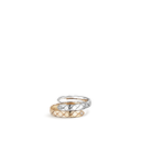 Coco Crush Toi et Moi Ring Small 18K White & Beige Gold Diamonds | J11971