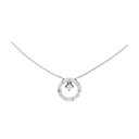 Coco Necklace Quilted Motif 18K White Gold Diamonds | J13216
