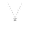 Comète Géode Necklace 18K White Gold Diamonds | J0869