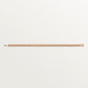Belle Vante Clash Flexible Bracelet Small Model Paved Rose Gold