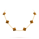 Vintage Alhambra 10-Motif Necklace in 18K Yellow Gold