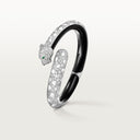 Belle Vante Panthère Bracelet Black Lacquer Paved White Gold Diamonds