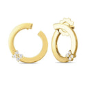 Love in Verona Earrings in 18kt Yellow Gold with Diamonds