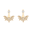 Medium Rose Gold Diamond Earrings