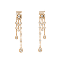 Eternal N°5 Transformable Earrings 18K Beige Gold Diamonds | J12903