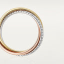 Belle Vante Trinity Small Model Semi-Paved Diamond Ring