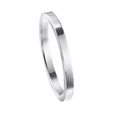 Medium Platinum Diamond Wedding Ring