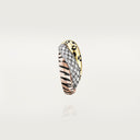 Belle Vante Trinity Single Earring Lacquer Semi-Paved Gold Diamonds