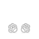 Fil de Camélia Earrings 18K White Gold Diamonds | J2672