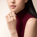 Belle Vante LOVE Ring Classic Model Paved Rose Gold Diamonds