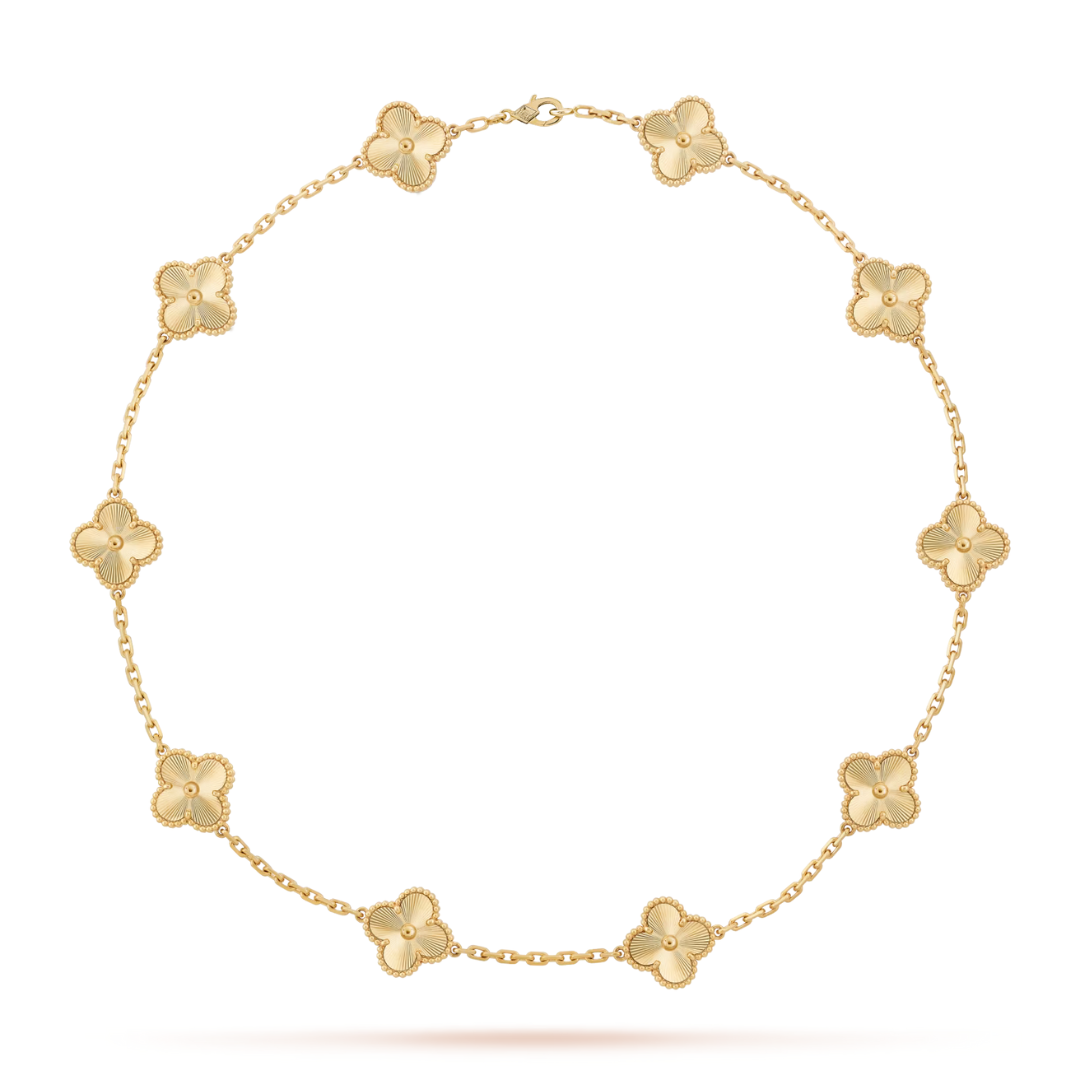 Belle Vante Necklace 10 Motifs 18K Yellow Gold