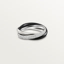 Belle Vante Trinity Ring Ceramic Small Model Semi-Paved