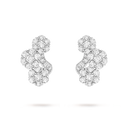 Snowflake Earrings with Diamonds