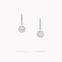 Round Diamond Earrings White Gold | RGE1468