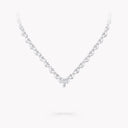 Multi-Shape Diamond Necklace in Platinum and White Gold | RGN464