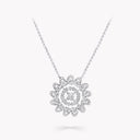 Gateway Pavé Diamond Pendant in White Gold | RGP757
