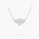 Pear Shape and Marquise Cut Diamond Pendant in White Gold | RGP789
