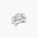 Icon Three Stone Oval Diamond Engagement Ring | RGR837