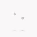 Round Diamond Stud Earrings in Platinum and White Gold | RST01