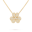 Frivole Large Pendant in 18K Yellow Gold with Diamonds
