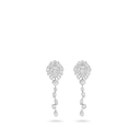 Lion Solaire Transformable Earrings 18K White Gold Diamonds | J65422