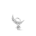 Lune de Chanel Single Earring Clip 18K White Gold Diamonds | J12120