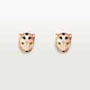 Belle Vante Panthère Stud Earrings Rose Gold Tsavorite Garnets Onyx