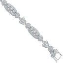 Silver Fancy Cubic Zirconia Bracelet