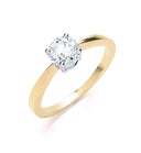 18ct Yellow Gold 0.70ct Diamond Engagement Ring