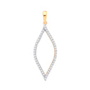 9ct Yellow Gold 0.17ct Diamond Pendant